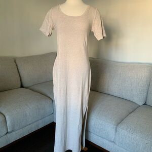 Old Navy Light Gray Maxi Dress